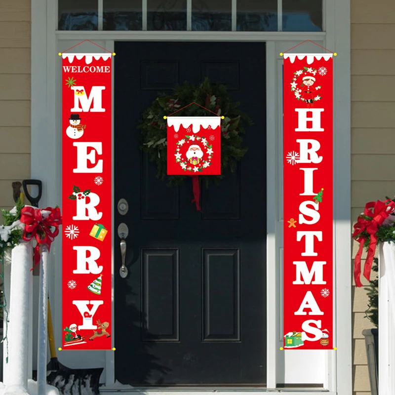 Xmas Hanging Banner Ornaments Merry Christmas Door Banner Christmas Porch Sign Xmas Hanging Couplet Home Office Decor Navidad
Xmas Hanging Banner Ornaments Merry Christmas Door Banner Christmas Porch Sign Xmas Hanging Couplet Home Office Decor Navidad