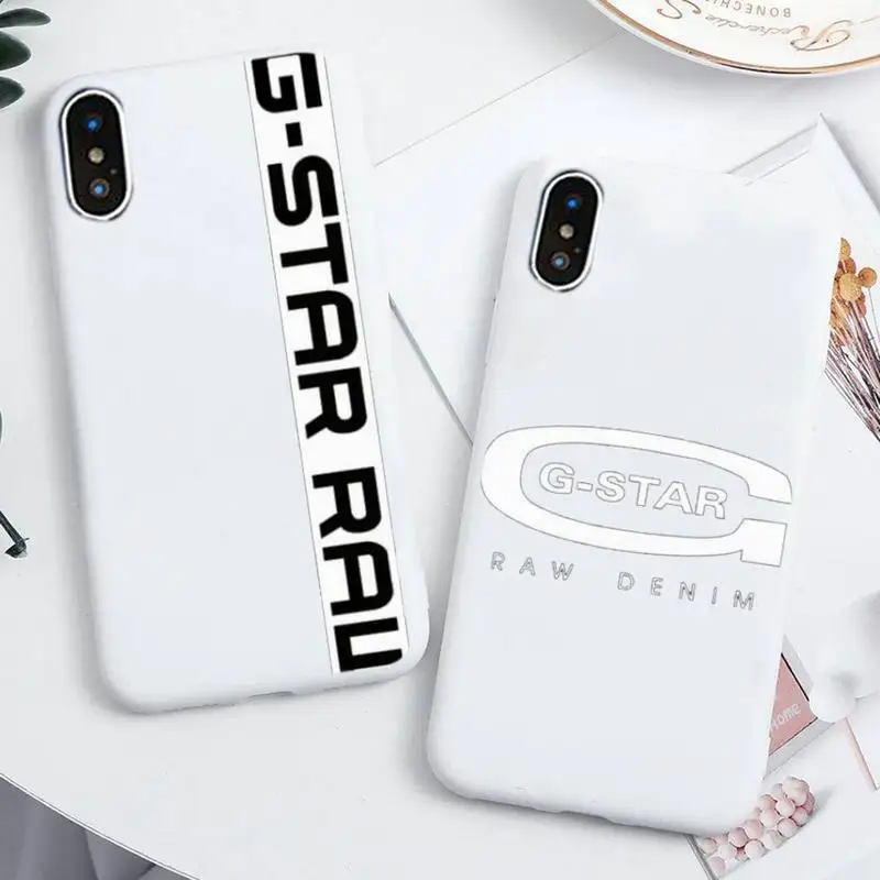 Luxury Brand GStar RAW Phone Case For IPhone 6 6s 7 8 Plus X Xs Xr Xsmax 11 12 Pro Promax 12mini Candy White Silicone Cover
Luxury Brand GStar RAW Phone Case For IPhone 6 6s 7 8 Plus X Xs Xr Xsmax 11 12 Pro Promax 12mini Candy White Silicone Cover