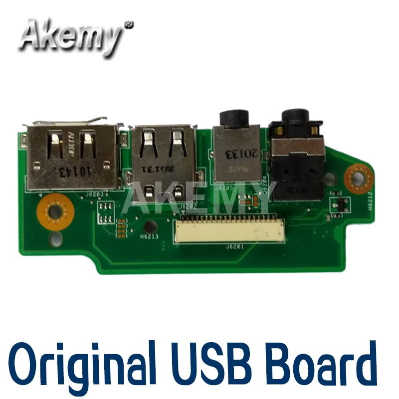 Для Asus N61J N61JV N61JQ N61JA N61V N61VN N61D n61da ноутбук аудио usb IO Плата интерфейса
Для Asus N61J N61JV N61JQ N61JA N61V N61VN N61D n61da ноутбук аудио usb IO Плата интерфейса