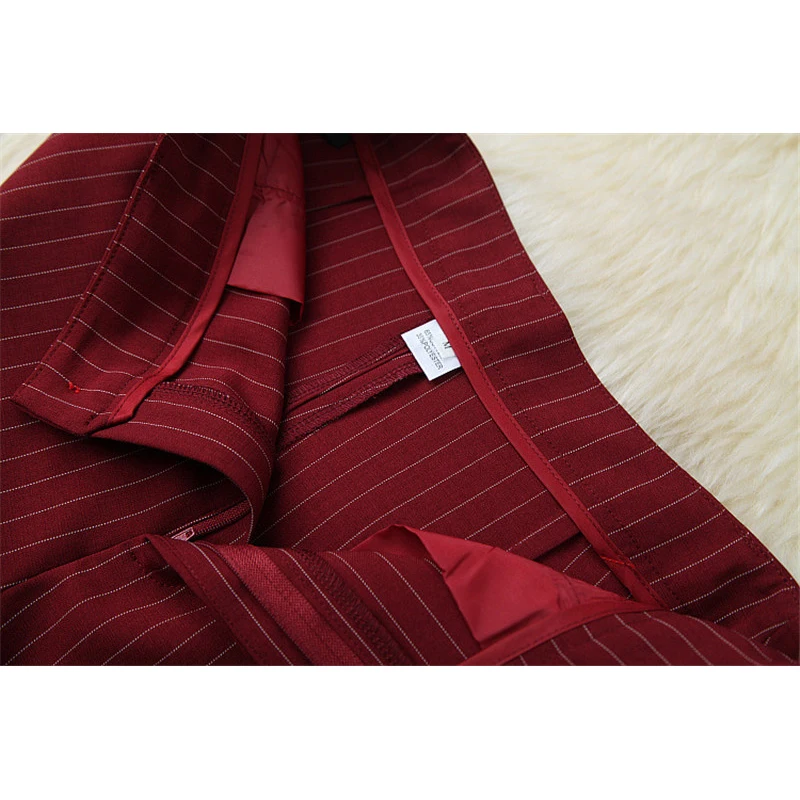 Elegant Autumn OL Pants 2 Piece Set Women Fashion British Style Striped Blazer and Pants Suit Matching Set Female Outfits
Elegant Autumn OL Pants 2 Piece Set Women Fashion British Style Striped Blazer and Pants Suit Matching Set Female Outfits
