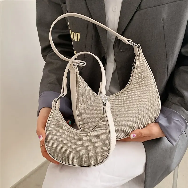 Brand Handbags For Women Diamond Bling Bling Clutch Bags Women Chain Shoulder Bag Retro Armpit Bag Lady Small Crossbody Pack
Brand Handbags For Women Diamond Bling Bling Clutch Bags Women Chain Shoulder Bag Retro Armpit Bag Lady Small Crossbody Pack