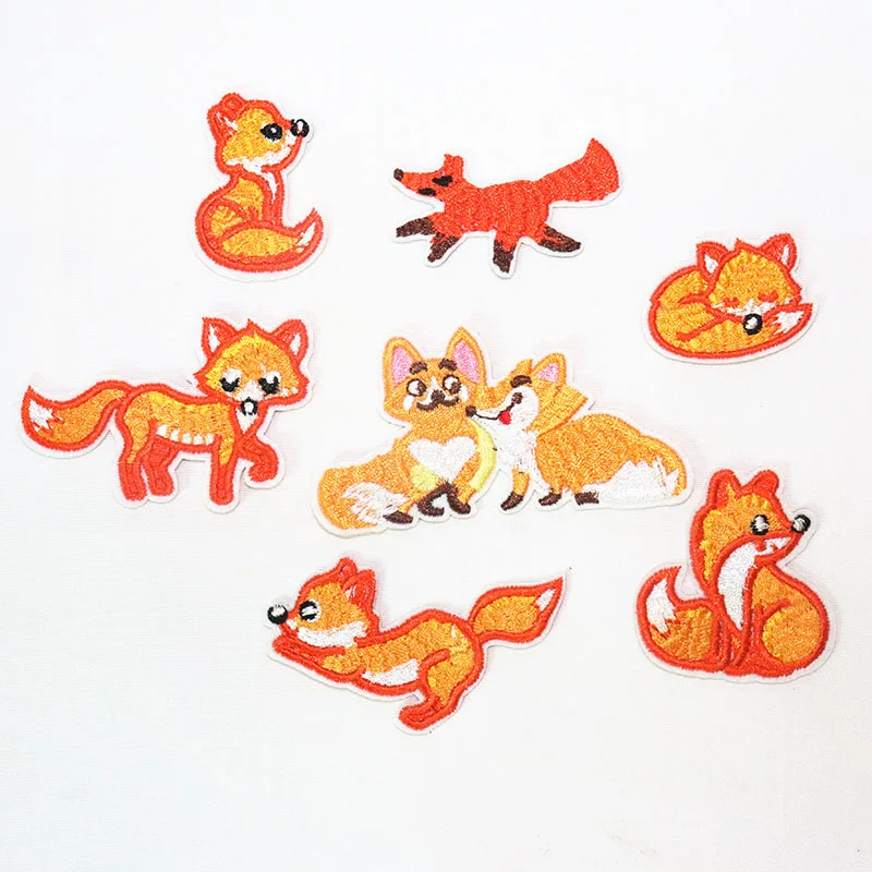 1Pcs Fox Embroidery Patches Heat Transfers Iron On Sew On Patches for Clothing DIY Clothes Stickers Badges Decorative Appliques
1Pcs Fox Embroidery Patches Heat Transfers Iron On Sew On Patches for Clothing DIY Clothes Stickers Badges Decorative Appliques
