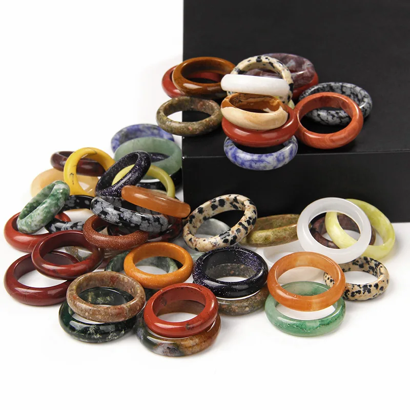 Natural Colourful Stone Rings 10Pcs/set Yellow Aventurine Green Red Agates Sodalite Round Thin Ring Set For Women Men Jewelry
Natural Colourful Stone Rings 10Pcs/set Yellow Aventurine Green Red Agates Sodalite Round Thin Ring Set For Women Men Jewelry