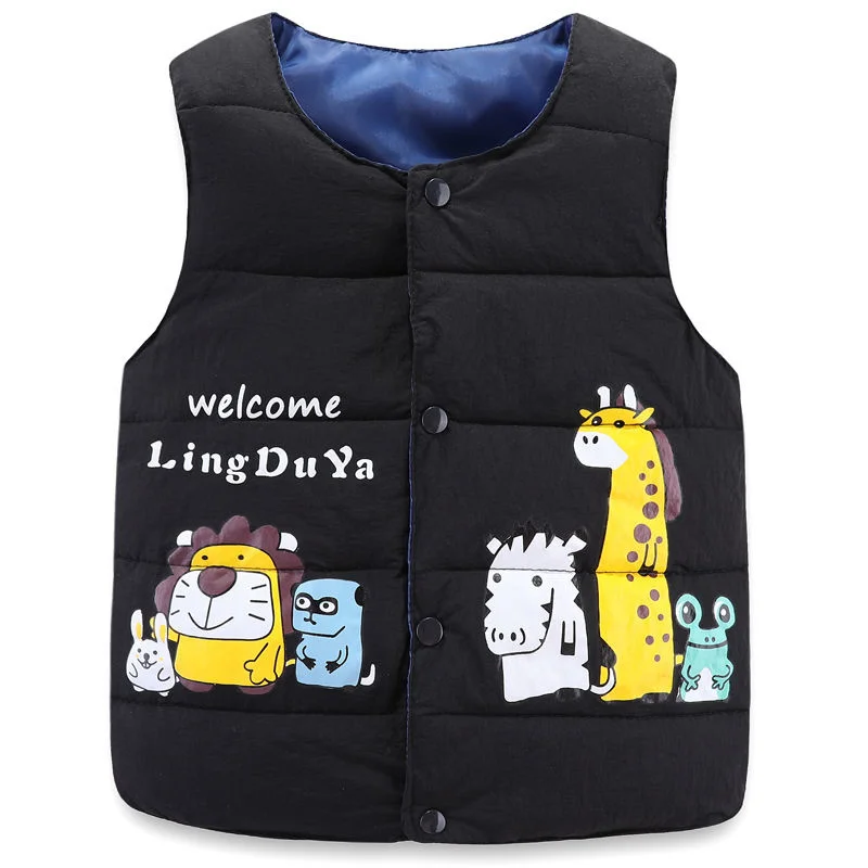 Autumn Winter Children Boys Vest Cotton Kids Sleeveless Jacket Vest For Girl Toddler Baby Giraffe Print Waist Coat 7 Colors
Autumn Winter Children Boys Vest Cotton Kids Sleeveless Jacket Vest For Girl Toddler Baby Giraffe Print Waist Coat 7 Colors