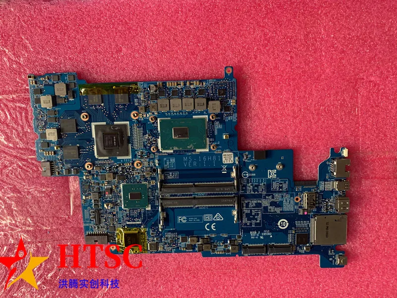 MS-16H81 FOR MSI GS60 SW60 LAPTOP MOTHERBOARD WITH SR2FT I7-6920HQ AND N16P-Q3-A2 100% TESED OK
MS-16H81 FOR MSI GS60 SW60 LAPTOP MOTHERBOARD WITH SR2FT I7-6920HQ AND N16P-Q3-A2 100% TESED OK