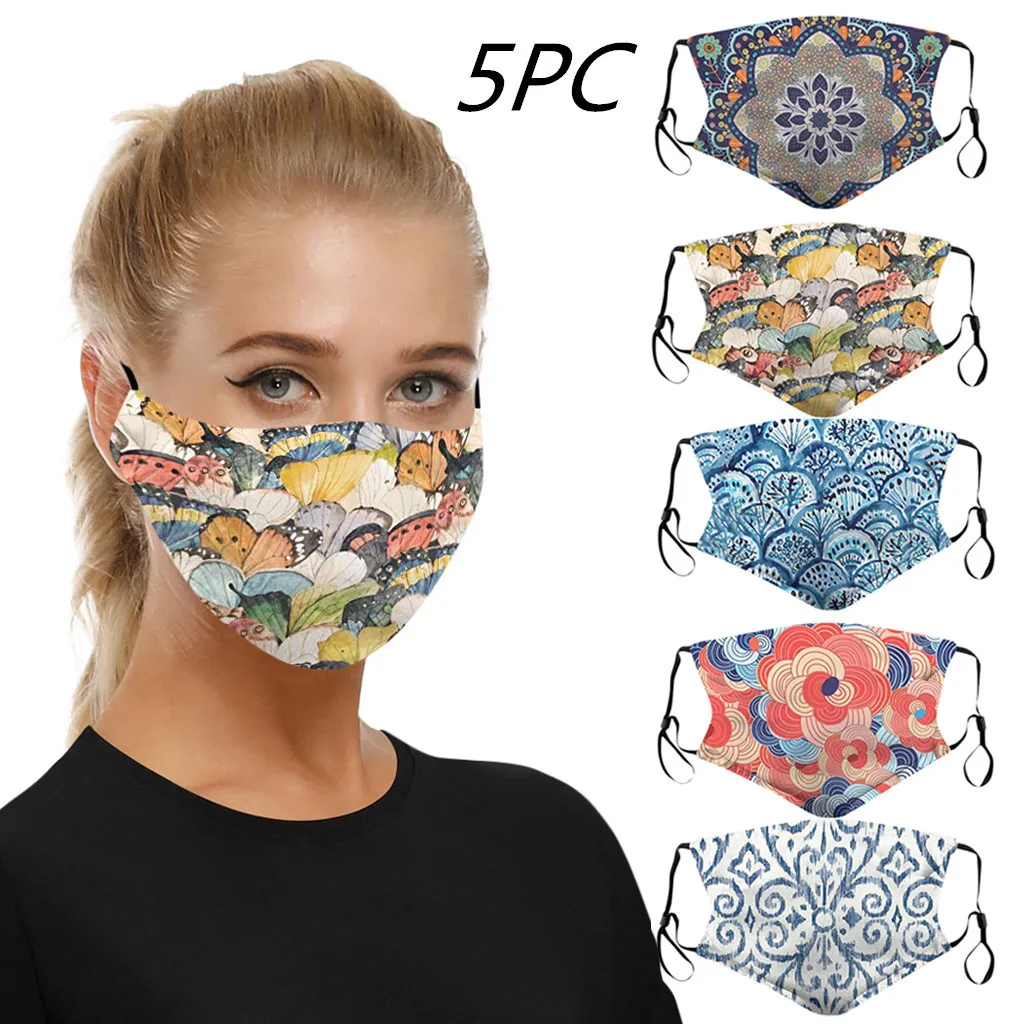 Adult Woman Floral Print Adjustable Washable Filter Breather Face Mask Cloth Face Mask Reusable Mouth Caps Washable Mouth
Adult Woman Floral Print Adjustable Washable Filter Breather Face Mask Cloth Face Mask Reusable Mouth Caps Washable Mouth