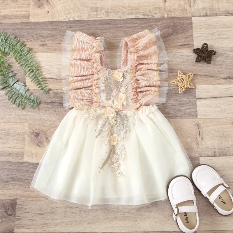 Baywell Newborn Baby Girls Princess Lace Dress Infant Toddler Girl Flower Embroidery Sleeveless Cute Mesh Party Dresses
Baywell Newborn Baby Girls Princess Lace Dress Infant Toddler Girl Flower Embroidery Sleeveless Cute Mesh Party Dresses