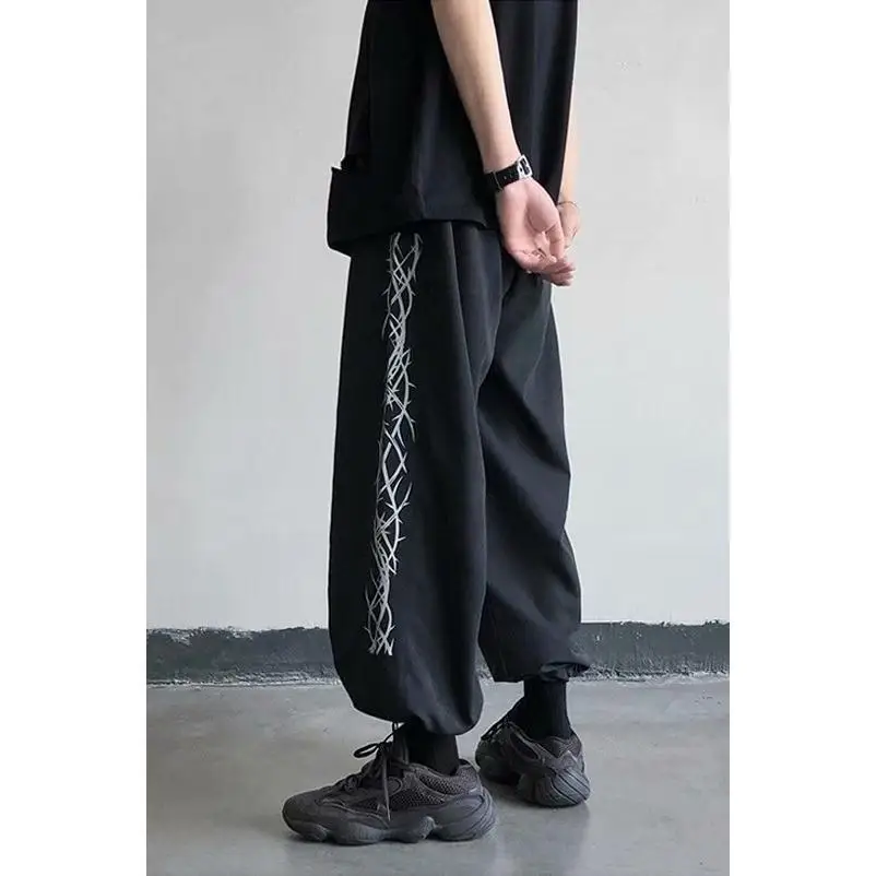 Summer pants men's Korean fashion Leggings loose and versatile Harlan Capris printed casual pants streetwear
Summer pants men's Korean fashion Leggings loose and versatile Harlan Capris printed casual pants streetwear