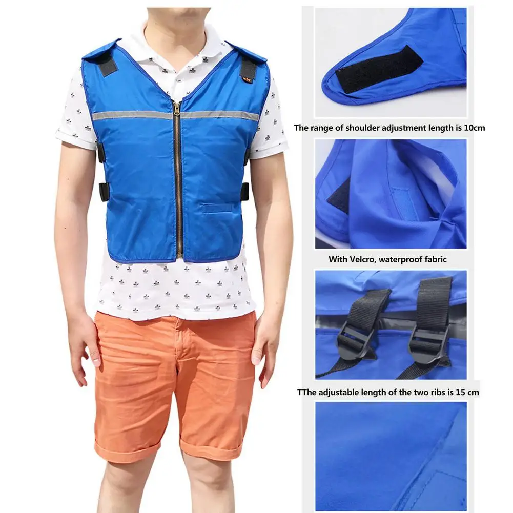 Summer Air-Conditioning Fan Cooling Breathable Vest Summer Cooling Vest with Ice Packs Outdoor Sports Cool Ice Shirt
Summer Air-Conditioning Fan Cooling Breathable Vest Summer Cooling Vest with Ice Packs Outdoor Sports Cool Ice Shirt