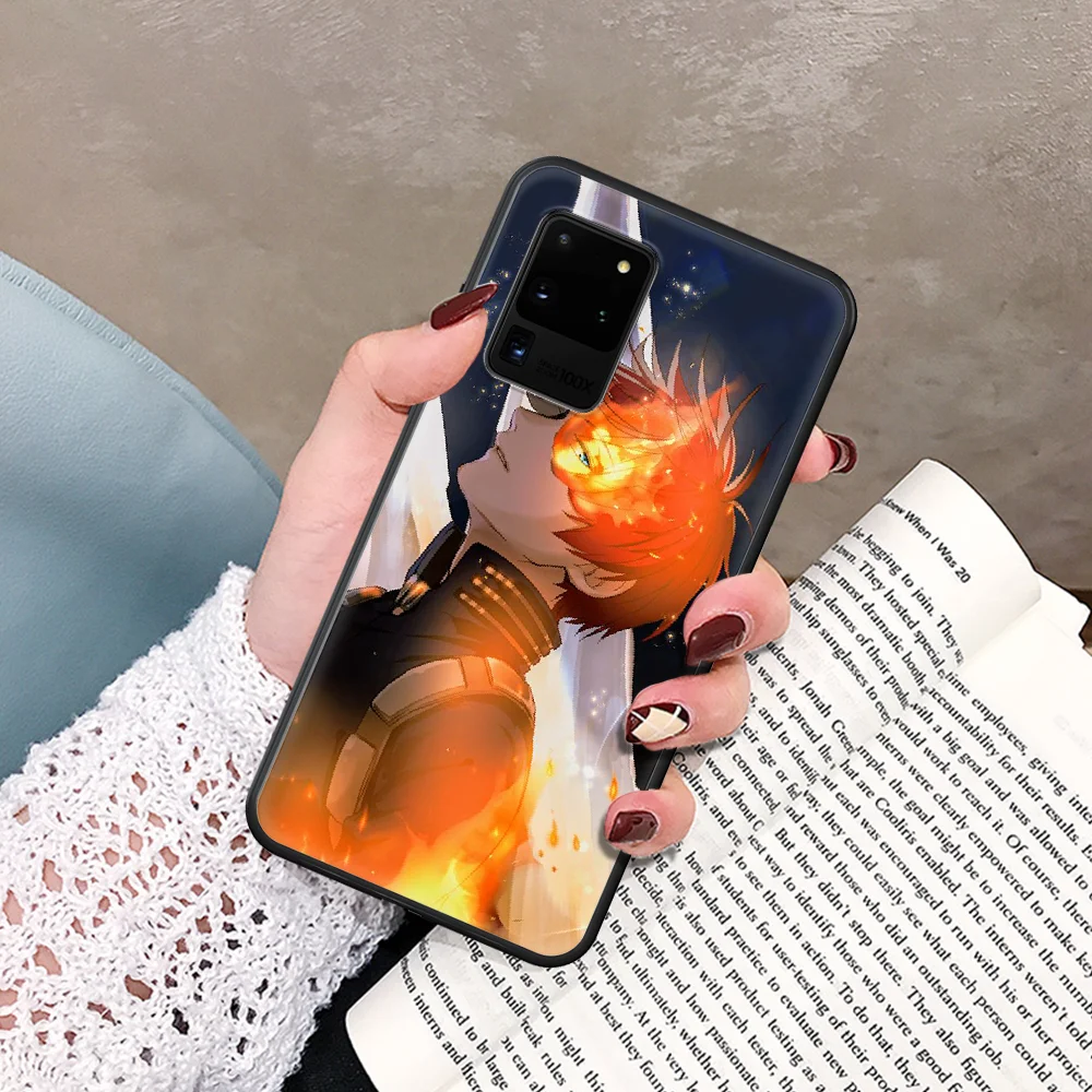 My hero Academy Todoroki Shouto Phone Case For Samsung Galaxy Note S 8 9 10 20 Plus E Lite Uitra black Funda Silicone Coque
My hero Academy Todoroki Shouto Phone Case For Samsung Galaxy Note S 8 9 10 20 Plus E Lite Uitra black Funda Silicone Coque