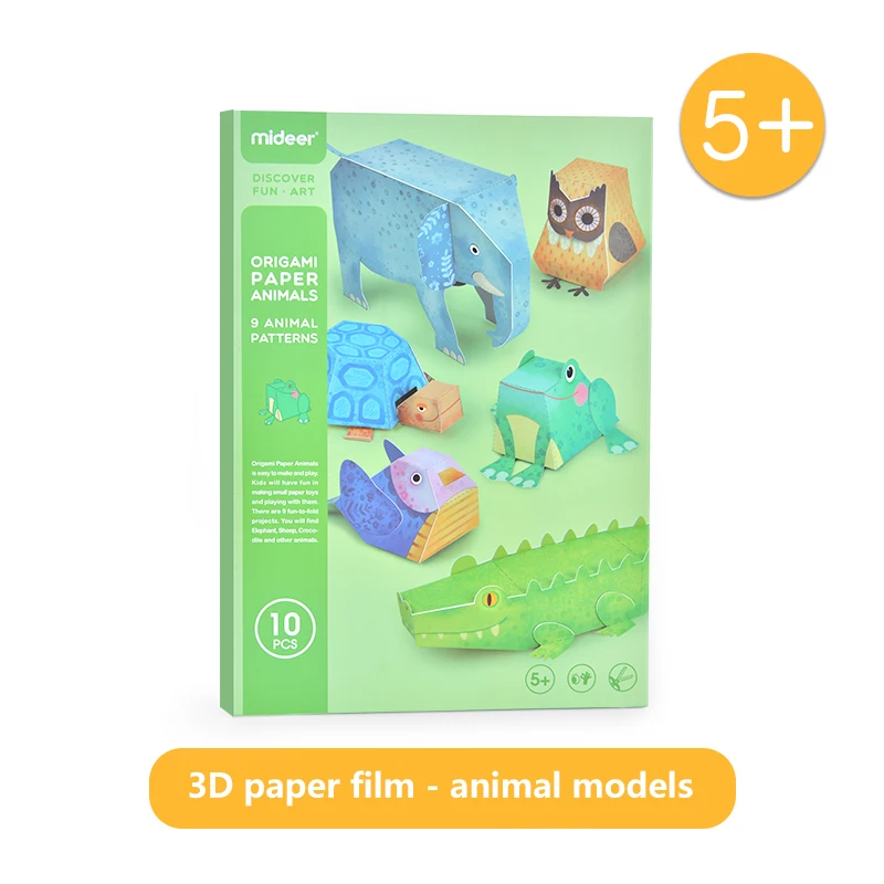 Mideer оригами для детей Раннее Обучение животные ручной работы 3Dorigami бумажные декоративно-прикладное искусство игрушка для детей более 5 лет
Mideer оригами для детей Раннее Обучение животные ручной работы 3Dorigami бумажные декоративно-прикладное искусство игрушка для детей более 5 лет