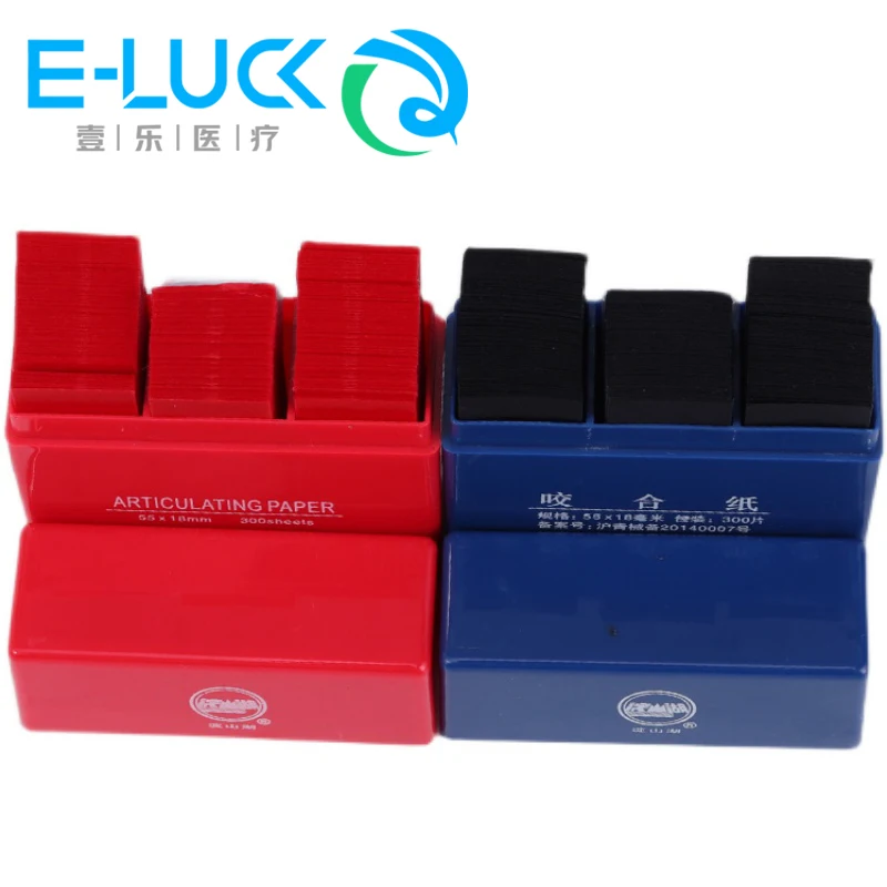300 Sheet/Box Dental Articulating Paper Strips Disposable Materials Occluding Articulating Paper Blue and Red
300 Sheet/Box Dental Articulating Paper Strips Disposable Materials Occluding Articulating Paper Blue and Red