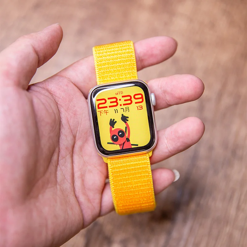 Strap for Apple Watch band 44mm 40mm iWatch 38mm 42 mm Sport Loop Nylon Belt Bracelet correa apple watch Series 5 4 3 SE 6 band
Strap for Apple Watch band 44mm 40mm iWatch 38mm 42 mm Sport Loop Nylon Belt Bracelet correa apple watch Series 5 4 3 SE 6 band