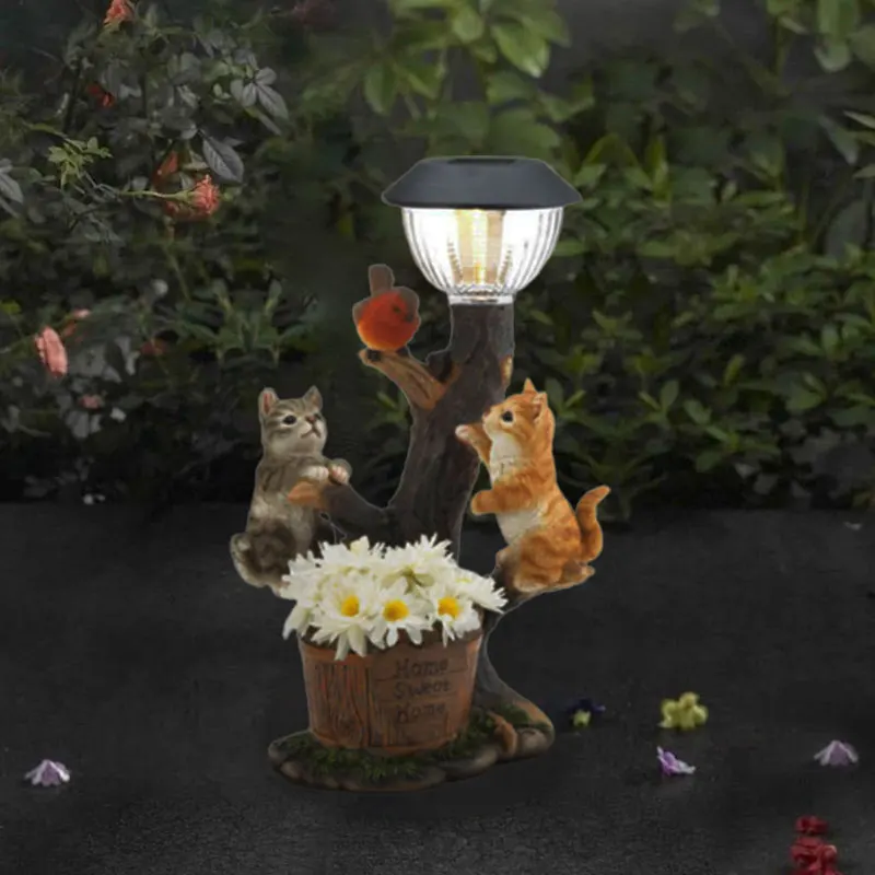 Cute Solar Squirrel LED Light Resin Cat Dog Statue Crafts Outdoor Lawn Yard Garden Decoration Desktop Ornament Lamp Accessories
Cute Solar Squirrel LED Light Resin Cat Dog Statue Crafts Outdoor Lawn Yard Garden Decoration Desktop Ornament Lamp Accessories