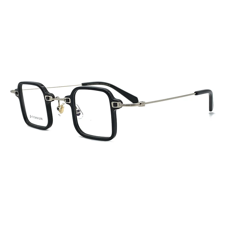 B Titanium and Handmade Acetate Square Reading Glasses Man Unisex Woman Optical Frames Myopia Lens can do it
B Titanium and Handmade Acetate Square Reading Glasses Man Unisex Woman Optical Frames Myopia Lens can do it