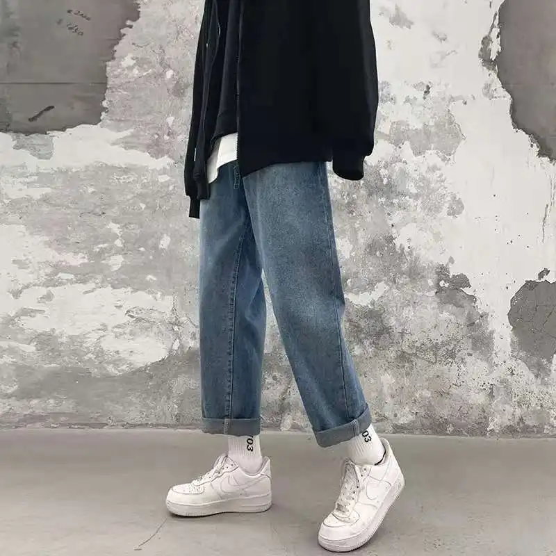 Jeans women's Shinjuku style spring and autumn new high waist thin versatile trend straight tube wide leg loose daddy pants
Jeans women's Shinjuku style spring and autumn new high waist thin versatile trend straight tube wide leg loose daddy pants