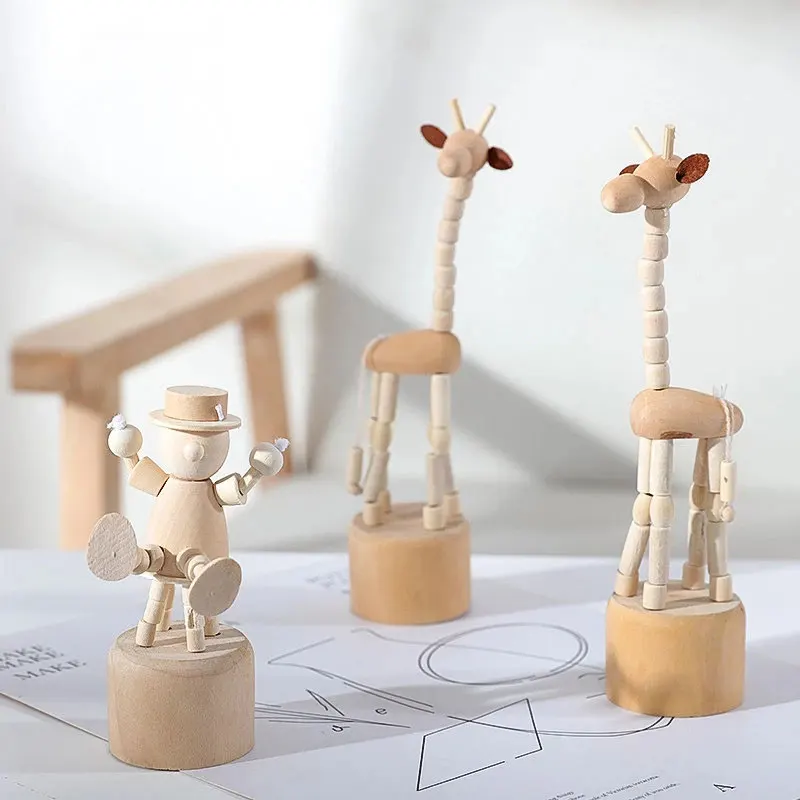 Creative Wooden Craft DIY Desktop Ornaments Deer Puppet Snail Animal Attractions Children's Educational Toys Home Decoration
Creative Wooden Craft DIY Desktop Ornaments Deer Puppet Snail Animal Attractions Children's Educational Toys Home Decoration