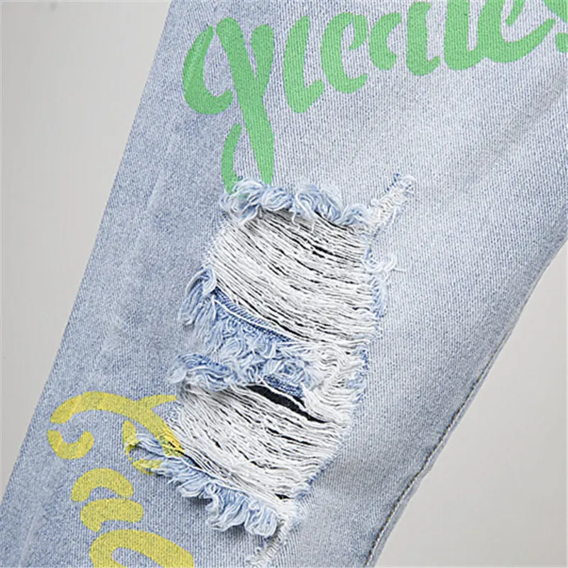High quality Jeans Women Fashion Letter Painted Hole Loose Harem Pants Autumn Korean High waist Casually Female Denim Trousers
High quality Jeans Women Fashion Letter Painted Hole Loose Harem Pants Autumn Korean High waist Casually Female Denim Trousers