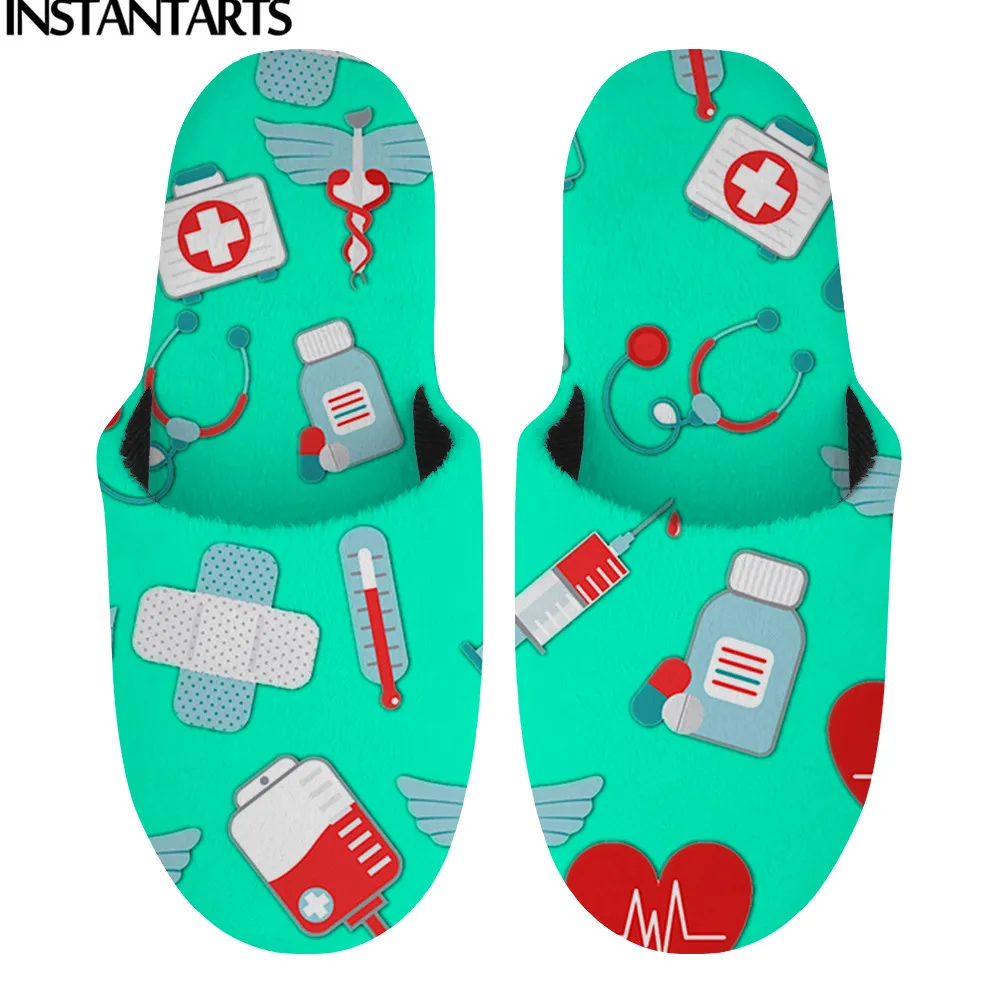 INSTANTARTS Medical Print Winter Warm Furry Yellow Slippers Women Shoes Couples Non-Slip Plush Cotton Indoor Zapatillas Mujer
INSTANTARTS Medical Print Winter Warm Furry Yellow Slippers Women Shoes Couples Non-Slip Plush Cotton Indoor Zapatillas Mujer