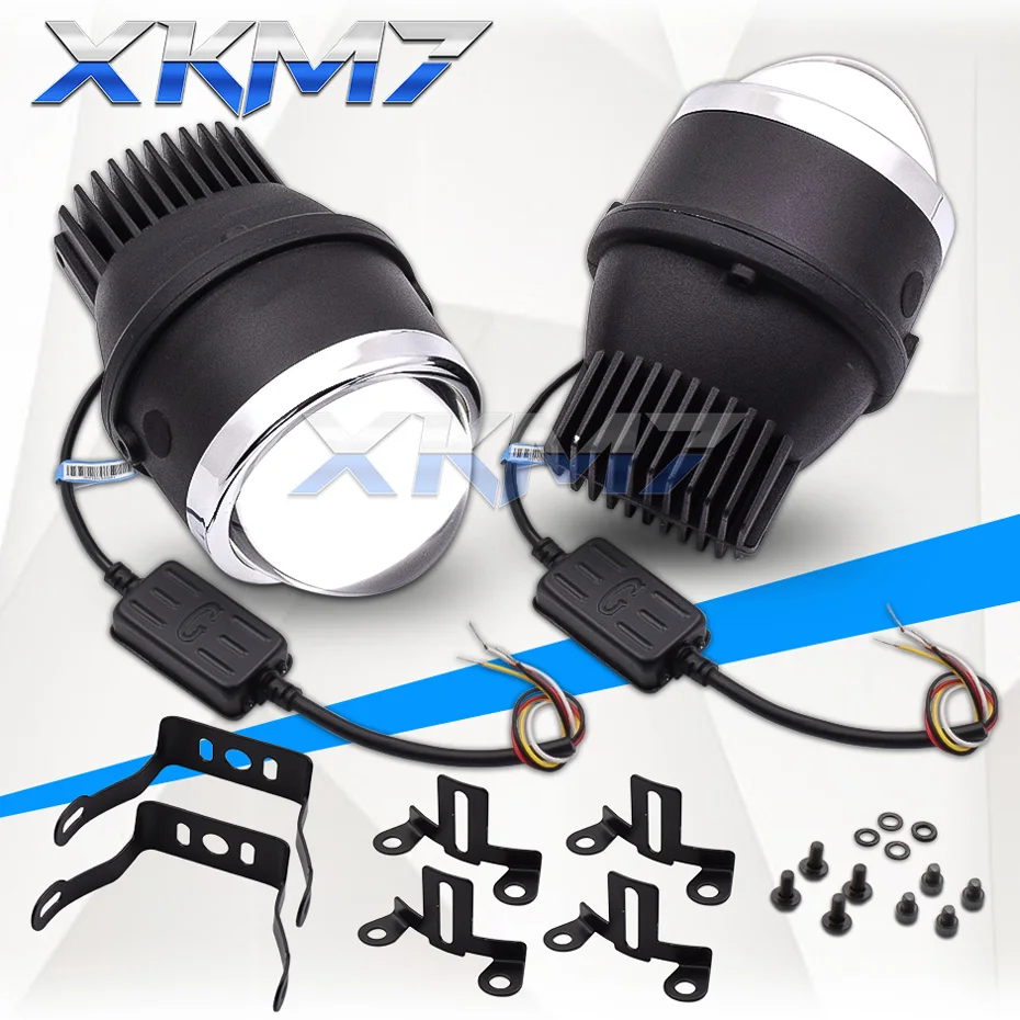 XKM7 Bi-led Lenses 3.0'' LED Fog Lights Ice Projector PTF Tuning Car Universal Waterproof Spotlight Diode Lamp Accessories 6000K
XKM7 Bi-led Lenses 3.0'' LED Fog Lights Ice Projector PTF Tuning Car Universal Waterproof Spotlight Diode Lamp Accessories 6000K