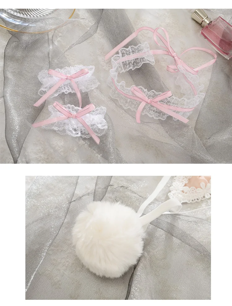 Sexy Cute Girls Women's Pink Bunny Maid Transparent Exotic Set Kawaii Cosplay Rabbit Ears Tail Necklace Apron Lingerie Babydoll
Sexy Cute Girls Women's Pink Bunny Maid Transparent Exotic Set Kawaii Cosplay Rabbit Ears Tail Necklace Apron Lingerie Babydoll