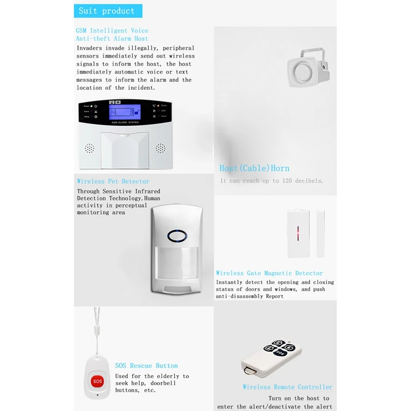Home Infrared Anti-Theft Alarm System Smart Home Alarm Home Door and Window Alarm EU Plug
Home Infrared Anti-Theft Alarm System Smart Home Alarm Home Door and Window Alarm EU Plug