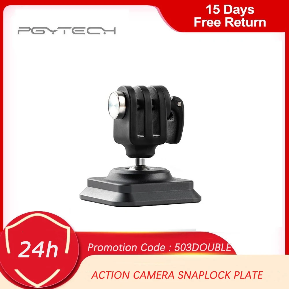 PGYTECH Action Camera SnapLock Plate Arca-Swiss Quick-release 1/4''-20 adapter Gopro Insta360 DJI Osmo Action/Pocket accesoriesy
PGYTECH Action Camera SnapLock Plate Arca-Swiss Quick-release 1/4''-20 adapter Gopro Insta360 DJI Osmo Action/Pocket accesoriesy