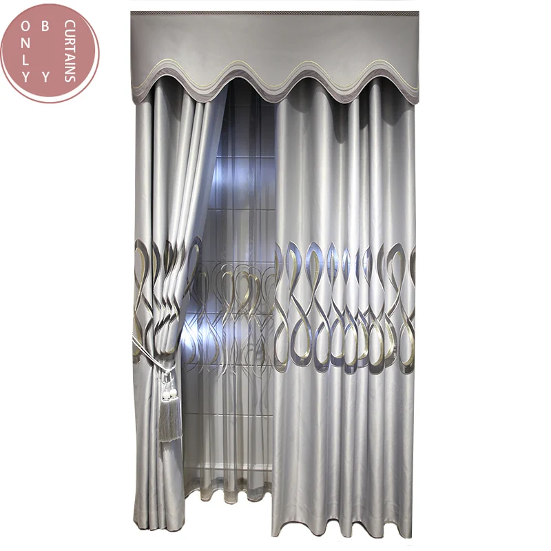 2021 Light Luxury Hollow Embroidered High-end Atmospheric Curtain Gray for Living Room French Window Curtain Customization
2021 Light Luxury Hollow Embroidered High-end Atmospheric Curtain Gray for Living Room French Window Curtain Customization