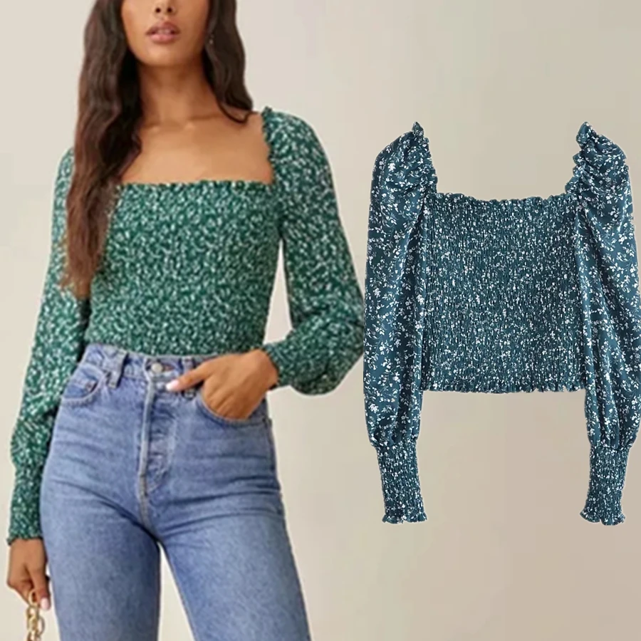 Elmsk Blusas Mujer De Moda 2021 Ins Fashion Blogger Vintage Floral Printing Blouse Women France Long Sleeve Shirt Women Tops
Elmsk Blusas Mujer De Moda 2021 Ins Fashion Blogger Vintage Floral Printing Blouse Women France Long Sleeve Shirt Women Tops