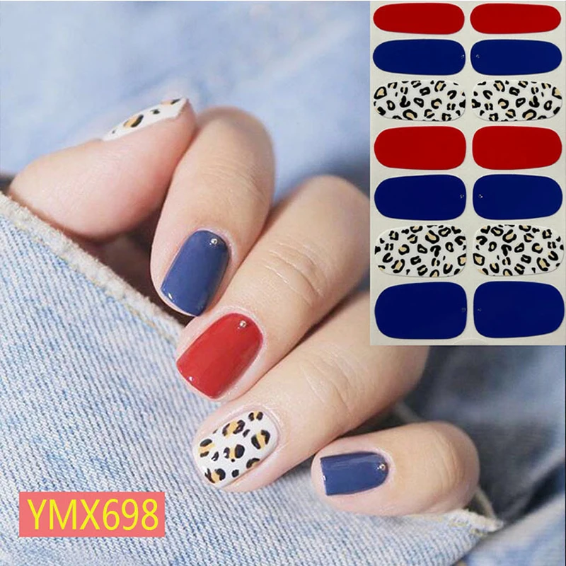 14PCS Nail Patch Polish Strips Full Cover DIY Nail Art Stickers Manicure Accessories
14PCS Nail Patch Polish Strips Full Cover DIY Nail Art Stickers Manicure Accessories