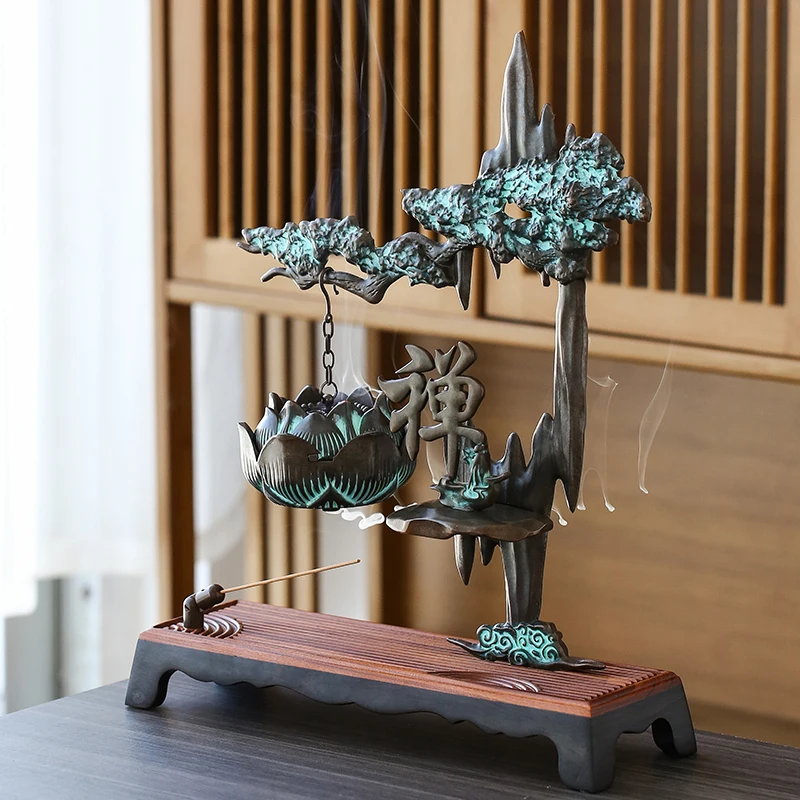 Porcelain 33CM Zen Incense Burner Chinese Traditions Ceramic Censer Figure Statue Retro Style Feng Shui Home Decor
Porcelain 33CM Zen Incense Burner Chinese Traditions Ceramic Censer Figure Statue Retro Style Feng Shui Home Decor