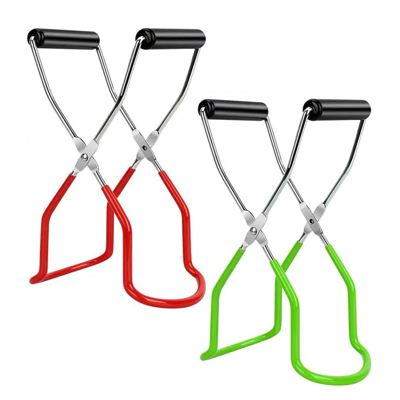 Canning Jar Lifter With Grip Handle Stainless Steel Can Lifter Tongs Jar Clip Heat Resistance Anti-clip Jar Glass Lifter
Canning Jar Lifter With Grip Handle Stainless Steel Can Lifter Tongs Jar Clip Heat Resistance Anti-clip Jar Glass Lifter