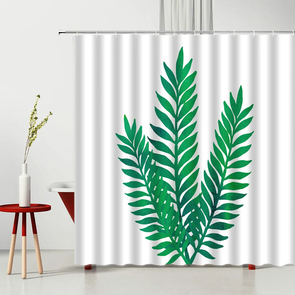 Shower Curtains Minimalism Green Plants Leaf Flowers Pattern Bathtub Decoration Hanging Curtain Bathroom Partition Multiple Size
Shower Curtains Minimalism Green Plants Leaf Flowers Pattern Bathtub Decoration Hanging Curtain Bathroom Partition Multiple Size