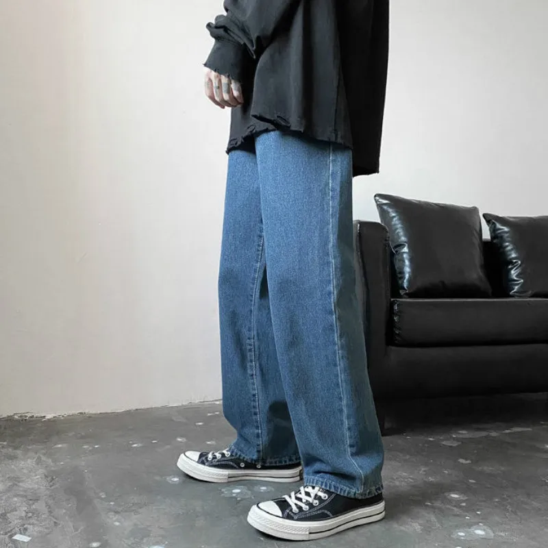 Men Jeans Autumn Male Trousers Cozy Breathable Retro Loose All-match Korean Trendy Streetwear Students Chic Wide Leg 3XL 
Men Jeans Autumn Male Trousers Cozy Breathable Retro Loose All-match Korean Trendy Streetwear Students Chic Wide Leg 3XL