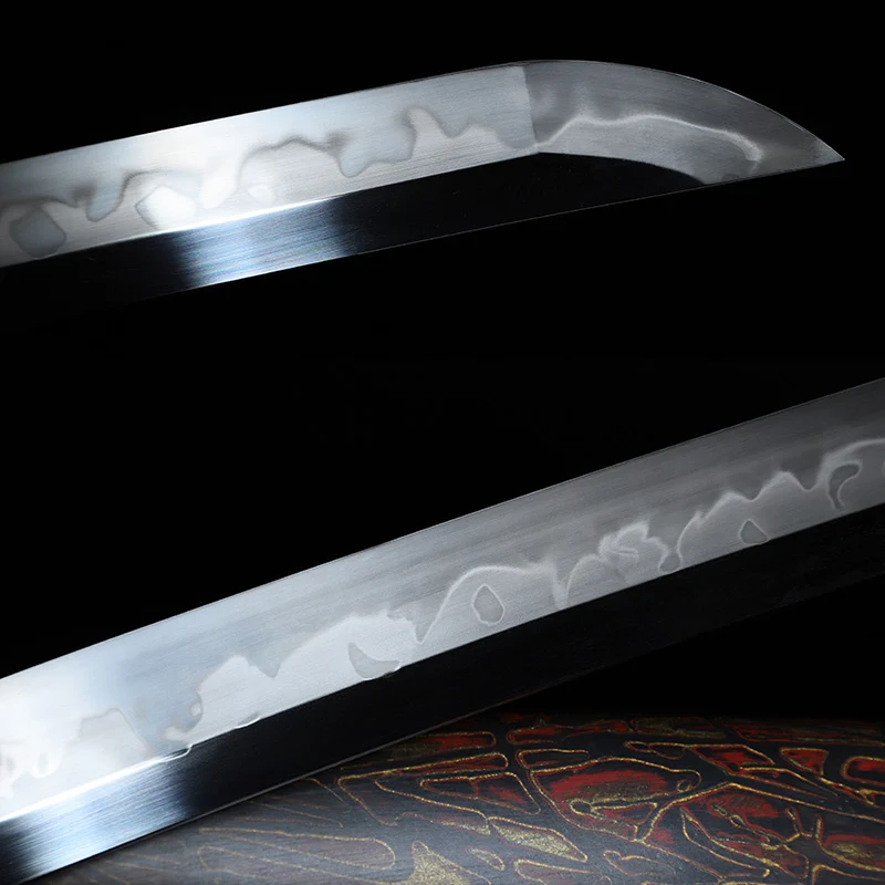 Real Japanese Sword Engraved Dragon Accessory Clay Tempered Blade True Yokote Genuine Handmade Katana Full Tang
Real Japanese Sword Engraved Dragon Accessory Clay Tempered Blade True Yokote Genuine Handmade Katana Full Tang