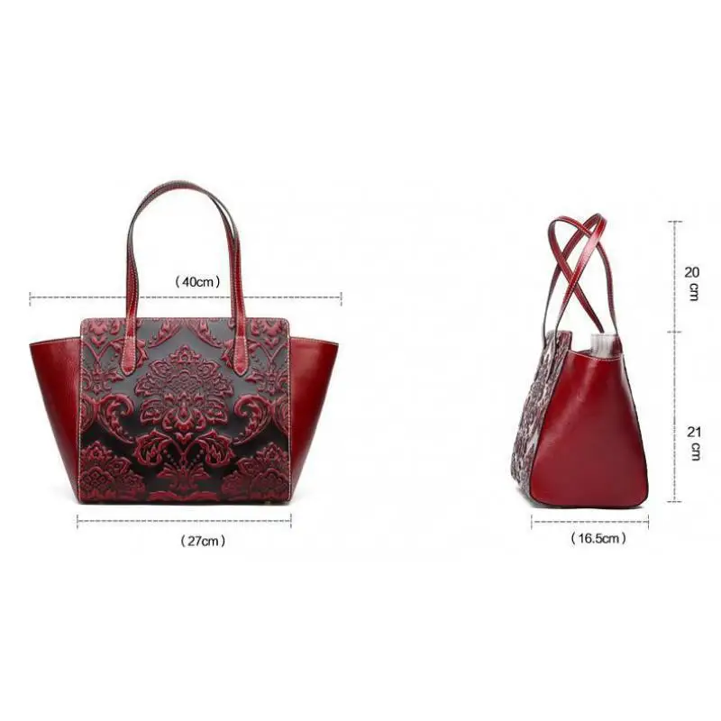 Bestform Genuine Leather Handbag 2021 New Vintage Embossed Women Bag Large Capacity Leisure Cowhide Versatile Shoulder Bags
Bestform Genuine Leather Handbag 2021 New Vintage Embossed Women Bag Large Capacity Leisure Cowhide Versatile Shoulder Bags