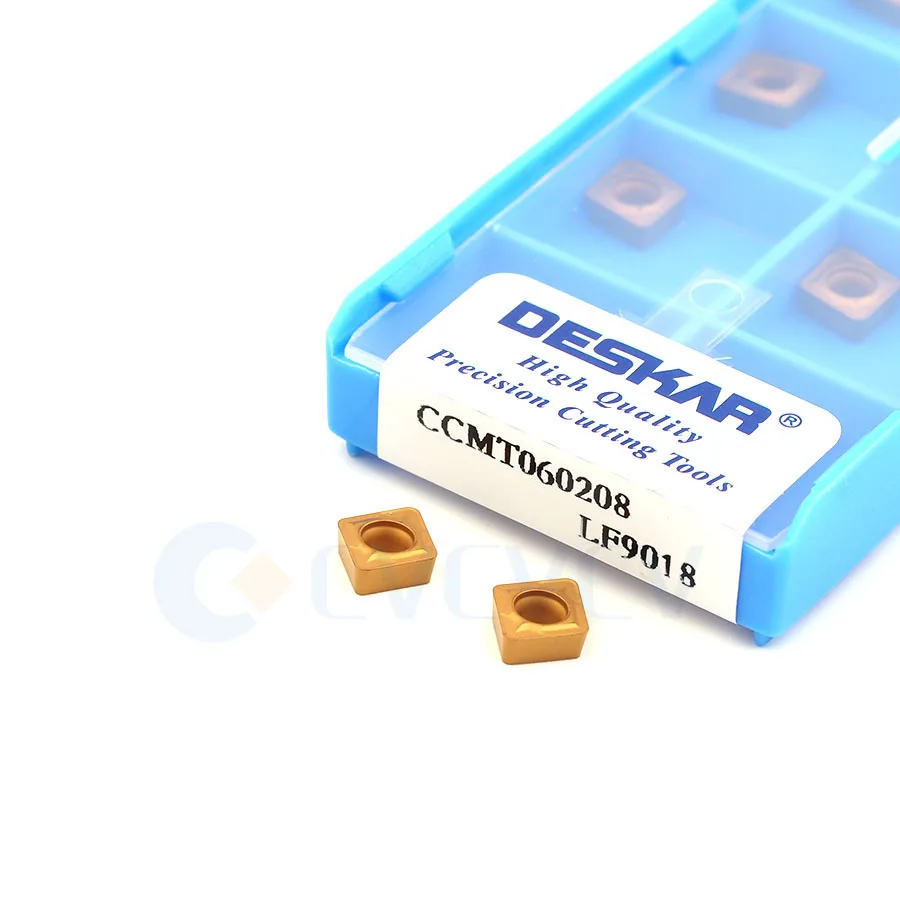 Твердосплавные лезвия CCMT060204 CCMT060208 LF9018 токарный инструмент с ЧПУ для обработки