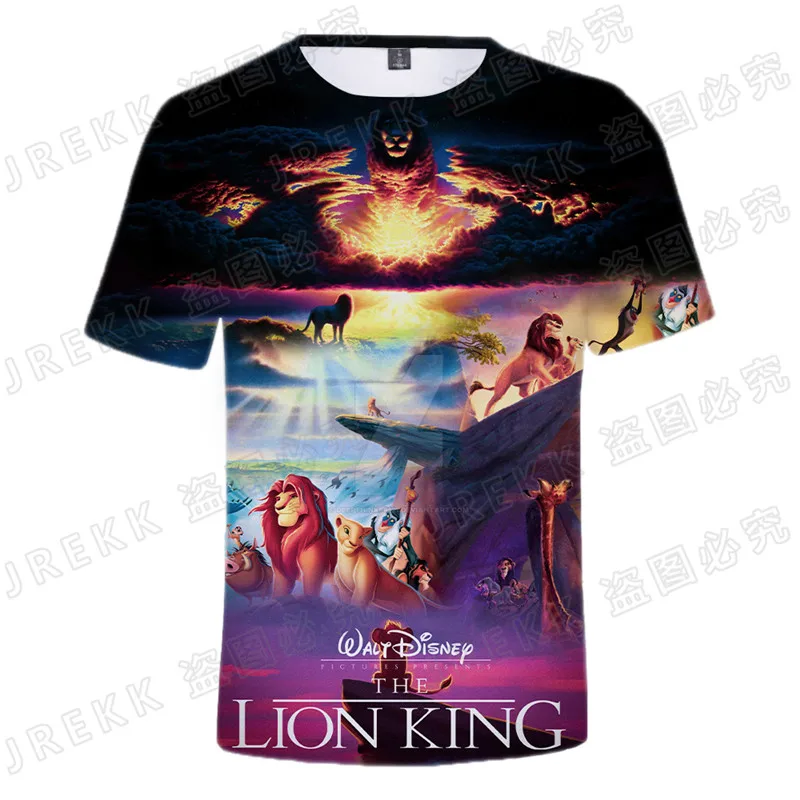 2021 Summer Short Sleeve The Lion King Anime 3D Print T Shirt Men Women Children Casual Streetwear Boy Girl Kids Cool Tops Tee
2021 Summer Short Sleeve The Lion King Anime 3D Print T Shirt Men Women Children Casual Streetwear Boy Girl Kids Cool Tops Tee