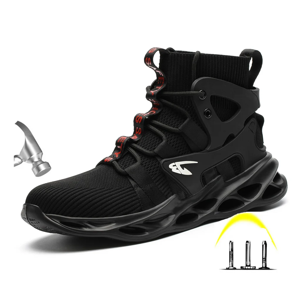 Outdoor Men's Steel Toe Anti Smashing Indestructible Work & Safety Shoes Men Puncture Proof Safety Boots Shoes
Outdoor Men's Steel Toe Anti Smashing Indestructible Work & Safety Shoes Men Puncture Proof Safety Boots Shoes
