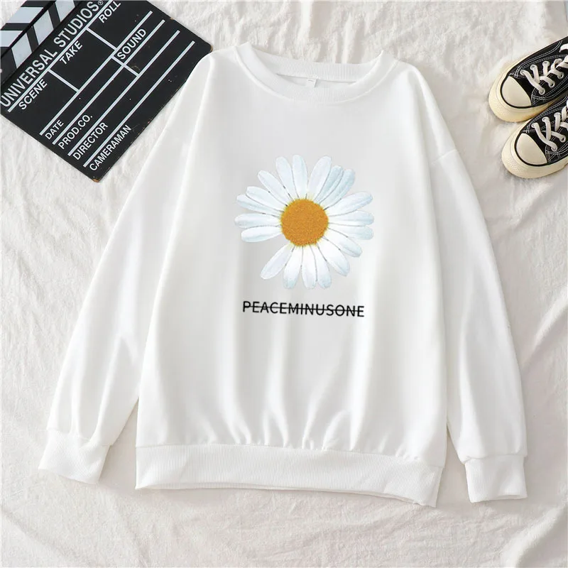 Gothic Women's PEACEMINUSONE Cute Flower Print Casual Top Couple Style Trendy Fashion Sweatshirt Pullover Spring/Autumn Hoodie
Gothic Women's PEACEMINUSONE Cute Flower Print Casual Top Couple Style Trendy Fashion Sweatshirt Pullover Spring/Autumn Hoodie