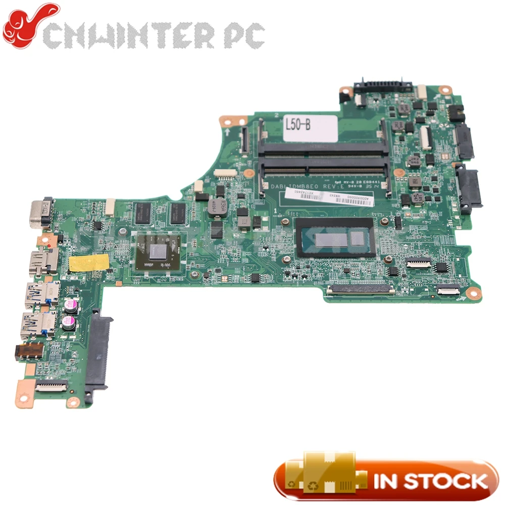 NOKOTION A000300090 DABLIDMB8E0 For Toshiba Satellite L50 L50-B L55 Series Laptop Motherboard I7-4510U CPU R7 M260 30 pin Screen
NOKOTION A000300090 DABLIDMB8E0 For Toshiba Satellite L50 L50-B L55 Series Laptop Motherboard I7-4510U CPU R7 M260 30 pin Screen
