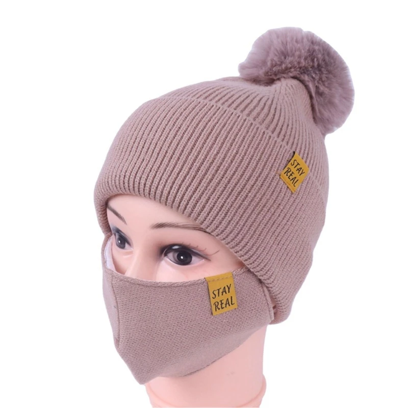 2 In 1 Winter Knitted Pompom Cuffed Beanie Hat Face Mask Set Windproof Skull Cap New 2021
2 In 1 Winter Knitted Pompom Cuffed Beanie Hat Face Mask Set Windproof Skull Cap New 2021