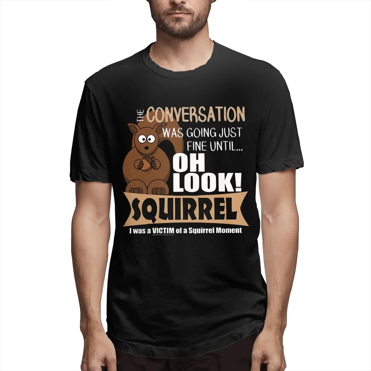 The ADHD Squirrel Oh Look Squirrel Men Fashion Tees Short Sleeve Crew Neck T-Shirt Cotton Birthday Gift Clothing
The ADHD Squirrel Oh Look Squirrel Men Fashion Tees Short Sleeve Crew Neck T-Shirt Cotton Birthday Gift Clothing