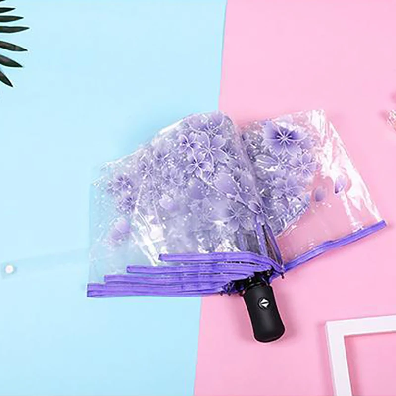 Creative Transparent Umbrella Automatic Umbrella Windproof Flower Scattered Color Petal Sunshade Umbrella Rain Women
Creative Transparent Umbrella Automatic Umbrella Windproof Flower Scattered Color Petal Sunshade Umbrella Rain Women