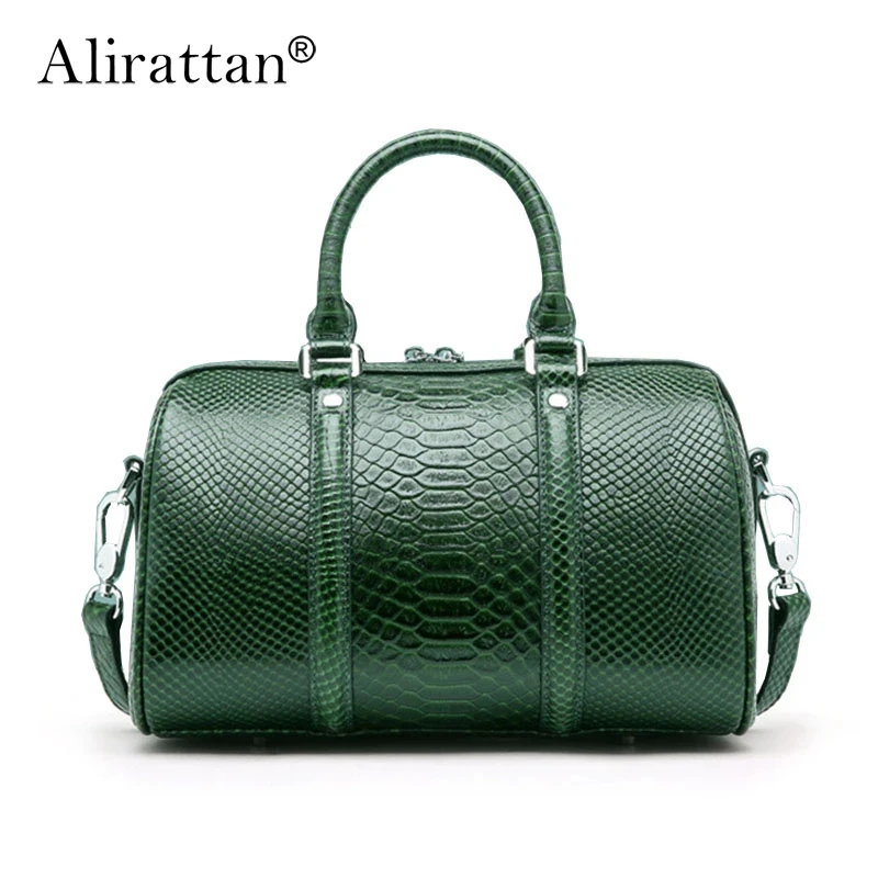 Genuine Leather Ladies Handbag Boston bag Tote Shoulder Messenger Bag 2020 Hign Quality Designer Crocodile Snake Bag H37
Genuine Leather Ladies Handbag Boston bag Tote Shoulder Messenger Bag 2020 Hign Quality Designer Crocodile Snake Bag H37