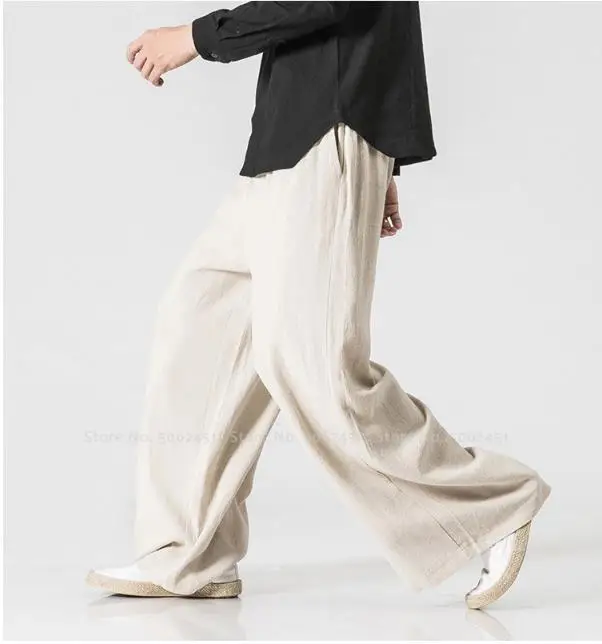 Male Fashion Japanese Style Retro Casual Harem Pants Men Hip Hop Wide Leg Cotton Linen Trousers Chinese Style Kung Fu Streetwear
Male Fashion Japanese Style Retro Casual Harem Pants Men Hip Hop Wide Leg Cotton Linen Trousers Chinese Style Kung Fu Streetwear