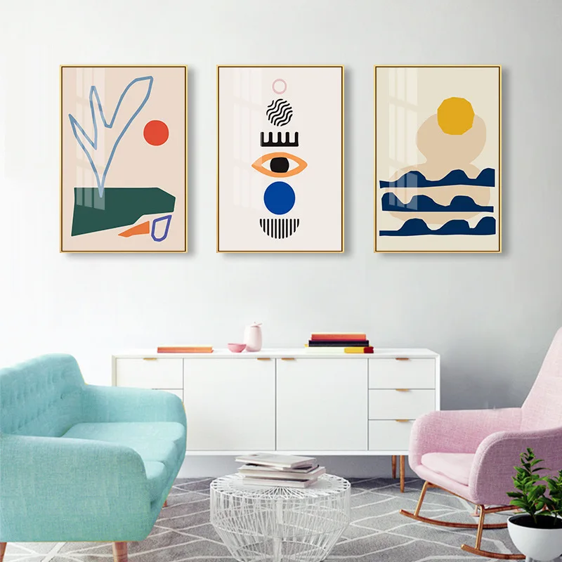 Simple Geometric Abstract Art Sofa Background Wall Decorative Painting Frameless Painting Core Living Room Bedroom Painting Art
Simple Geometric Abstract Art Sofa Background Wall Decorative Painting Frameless Painting Core Living Room Bedroom Painting Art