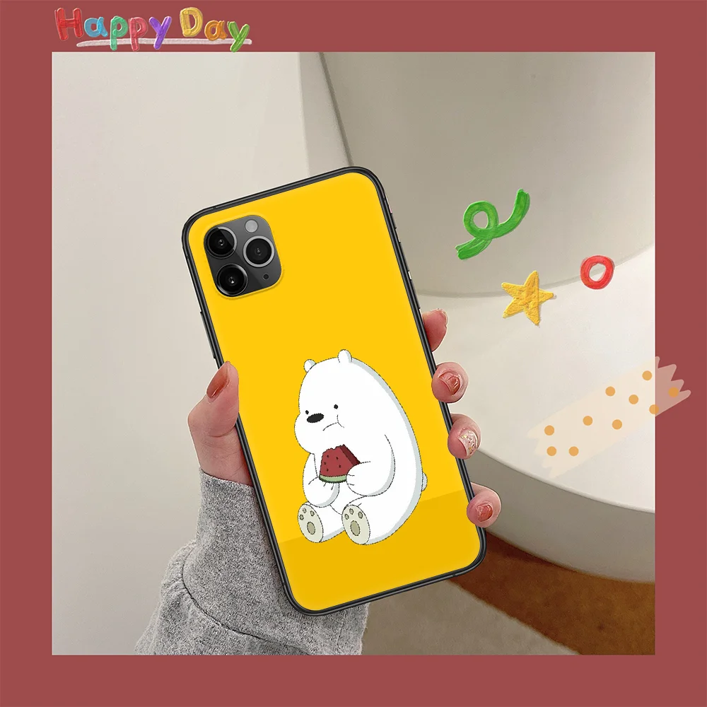 Cartoon Ice Bare Bears Panda Phone Case For Iphone 11 12 Mini PRO XR X XS MAX 6 6s 7 8 Plus 4 5 5s SE 2020 black Cell Pretty
Cartoon Ice Bare Bears Panda Phone Case For Iphone 11 12 Mini PRO XR X XS MAX 6 6s 7 8 Plus 4 5 5s SE 2020 black Cell Pretty