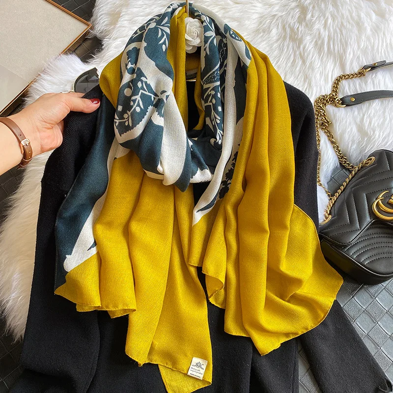 2022 Fashion Floral Print Scarf Women's Cotton Feel Long Winter Shawl Outdoor Beach Towel Warm Muslim Hijab Female Wrpas
2022 Fashion Floral Print Scarf Women's Cotton Feel Long Winter Shawl Outdoor Beach Towel Warm Muslim Hijab Female Wrpas