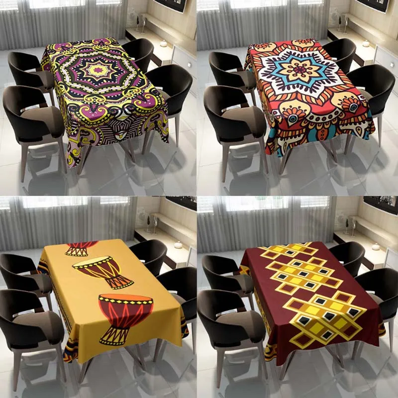 Mandala Bohemian Rectangular Tablecloths 3D Folk-custom Waterproof Anti-stain Table Coth Party Coffee Dinner Table Cover Decor
Mandala Bohemian Rectangular Tablecloths 3D Folk-custom Waterproof Anti-stain Table Coth Party Coffee Dinner Table Cover Decor